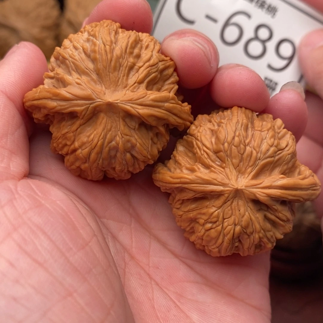 文玩核桃把件磨盘39