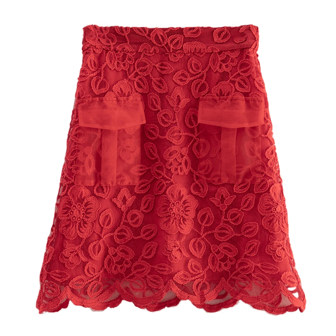 飘系列 A11-4-4-1-PLX223 轻熟风镂空包臀裙