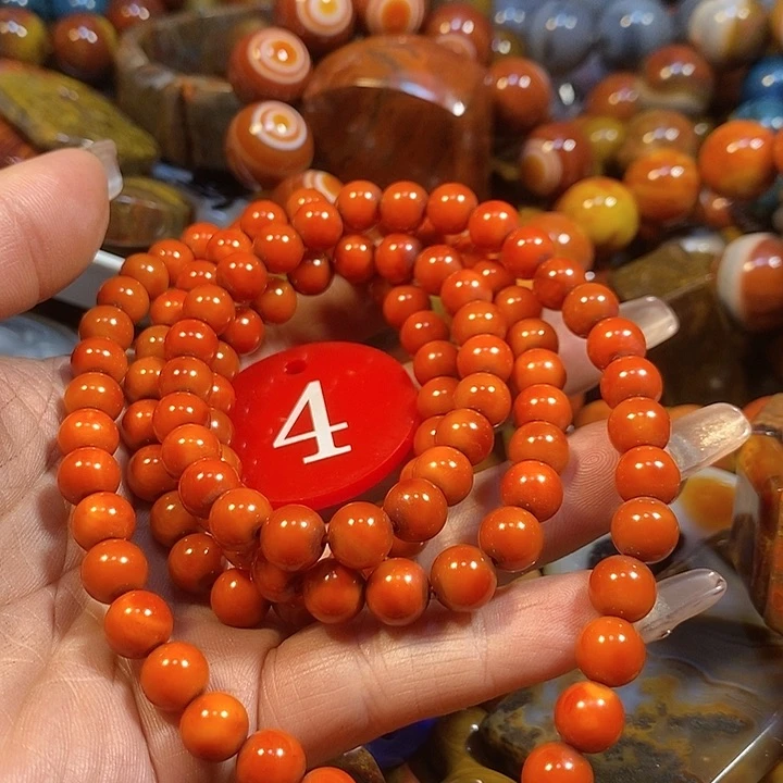 玛瑙/玉髓手链未镶嵌金*塔