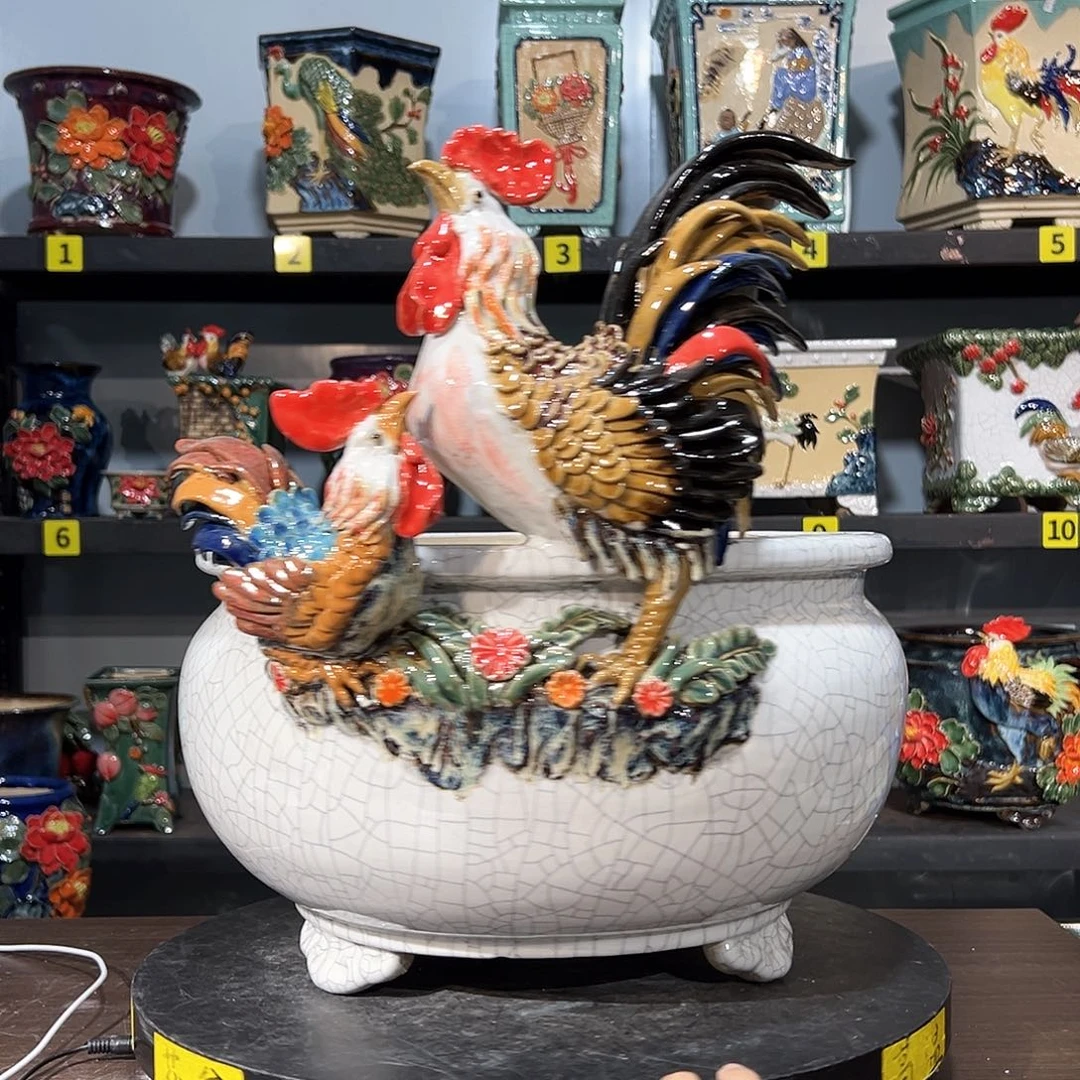 帕***.岭南高温石湾盆不退不换