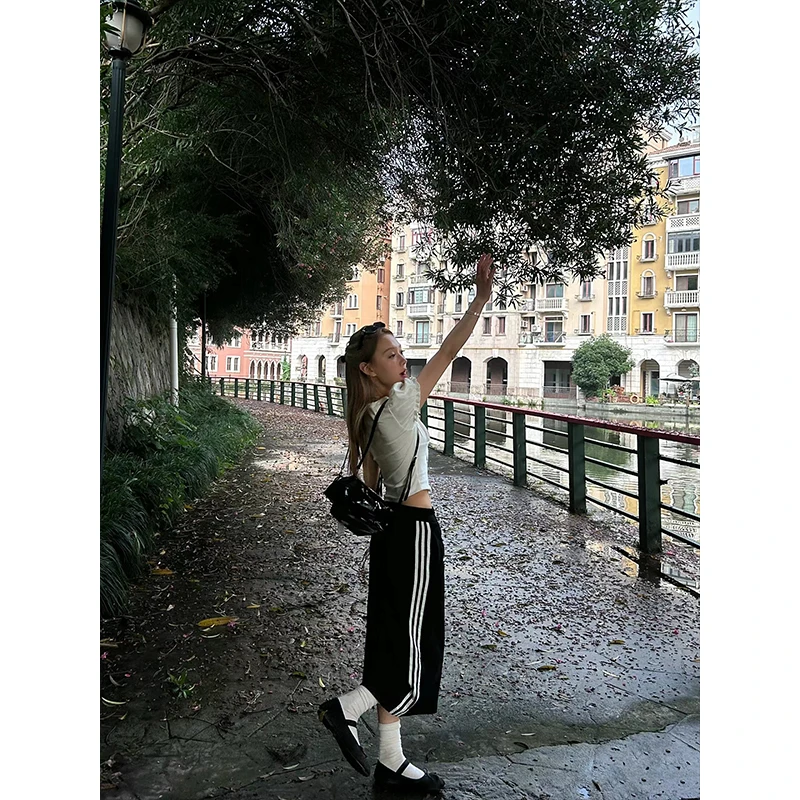 DYANGJUN  运动风半身裙