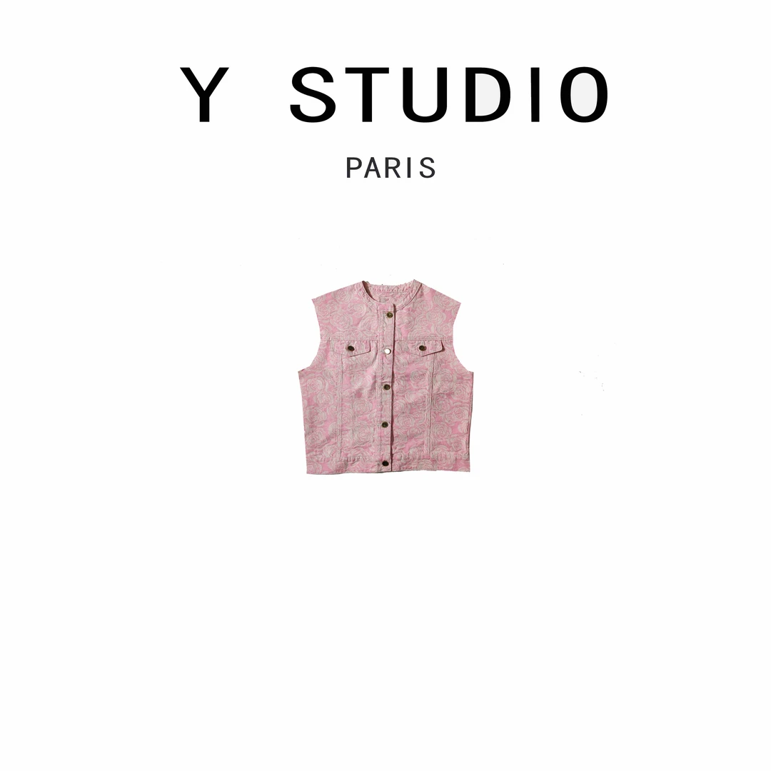 【大妮专属】【花晨月夕】2025春秋季百搭时尚圆领马甲BU380