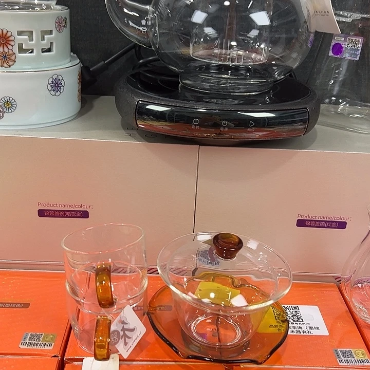 玻璃手工艺品禾器茶器 现货现发