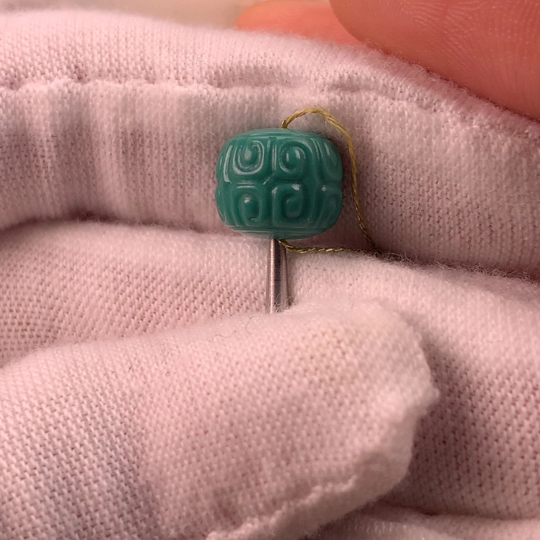 绿松石未镶嵌配饰蕊8.9*7.6