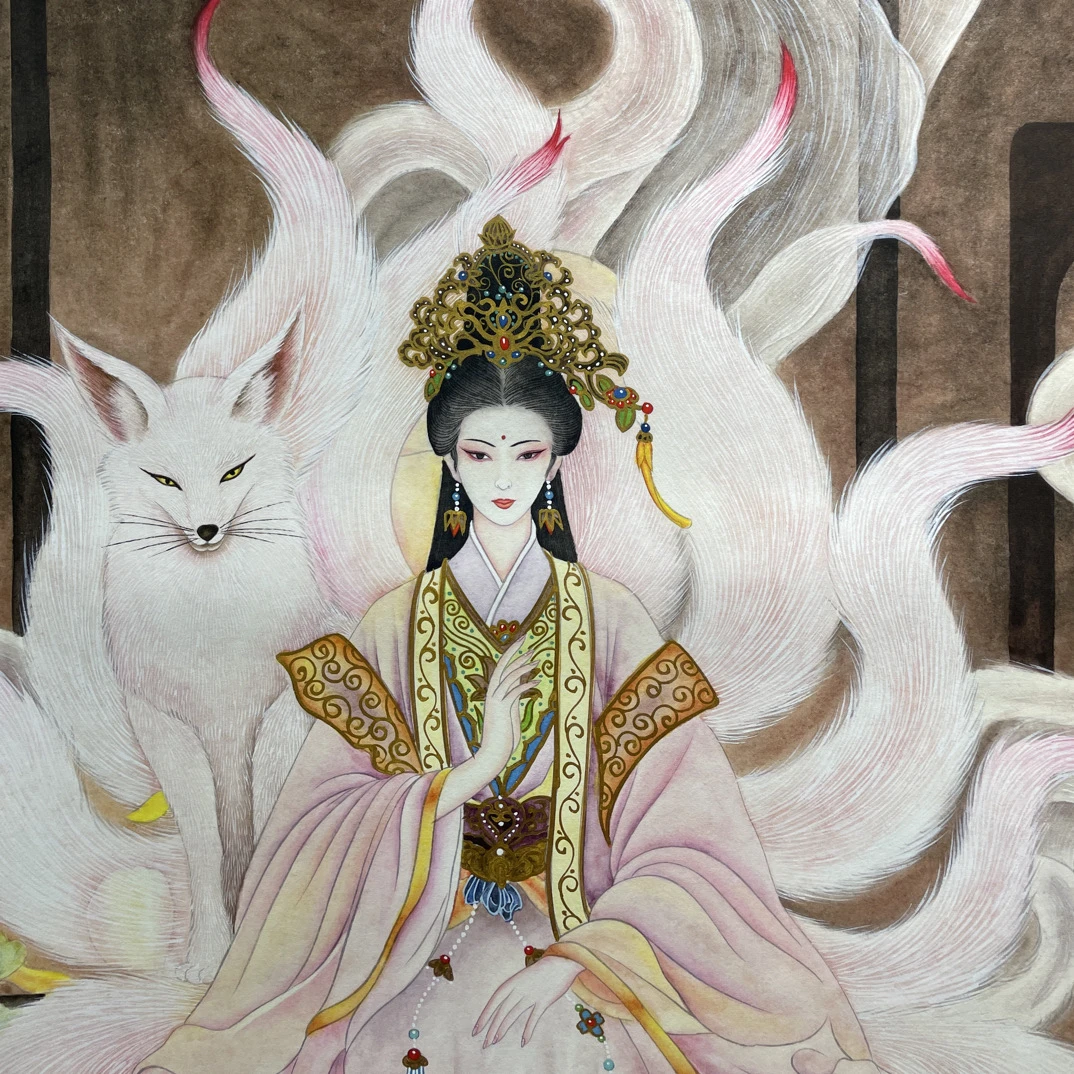 李老师粉色九尾狐（65.130厘米）