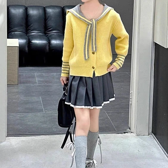 儿童短裙 2025夏季新款女童3245蕾丝花边款百褶短裙中童韩版童装