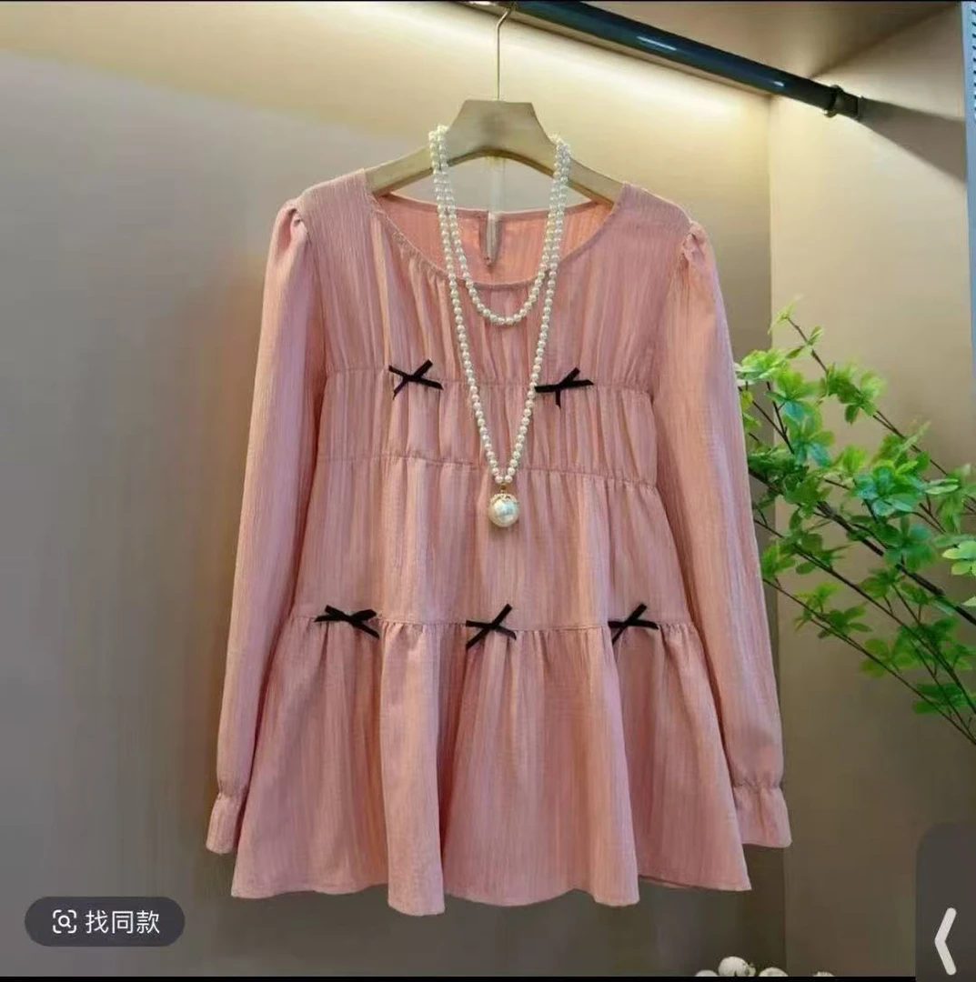 韩版减龄长袖早秋小衫2178