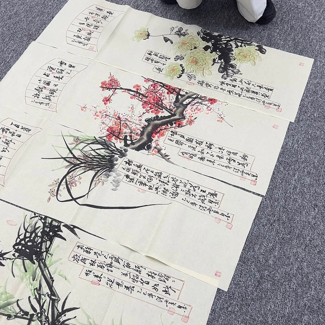 国画国画作品纯手工
