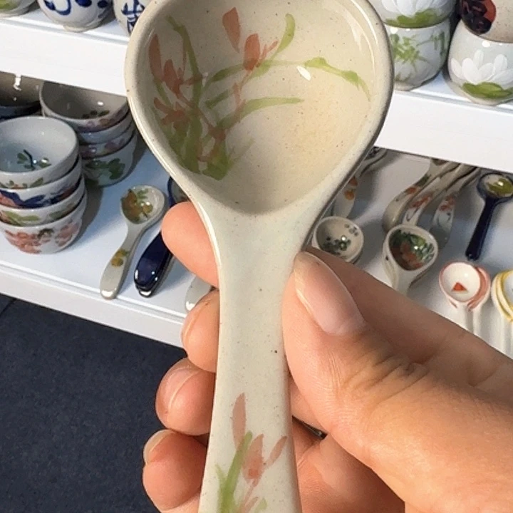 景德镇陶瓷手工手绘勺子