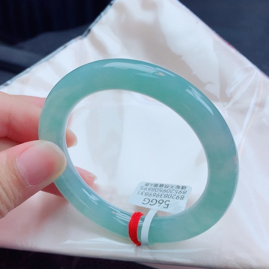 翡翠手镯未镶嵌天然缅甸翡翠A货手镯