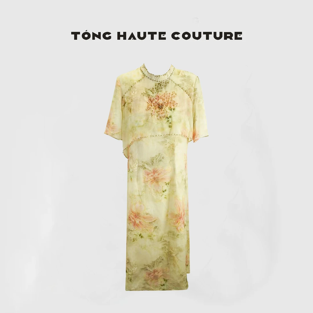 【月揽】夏季新款欧若风高级感小众设计师款时尚百搭连衣裙 YQ272