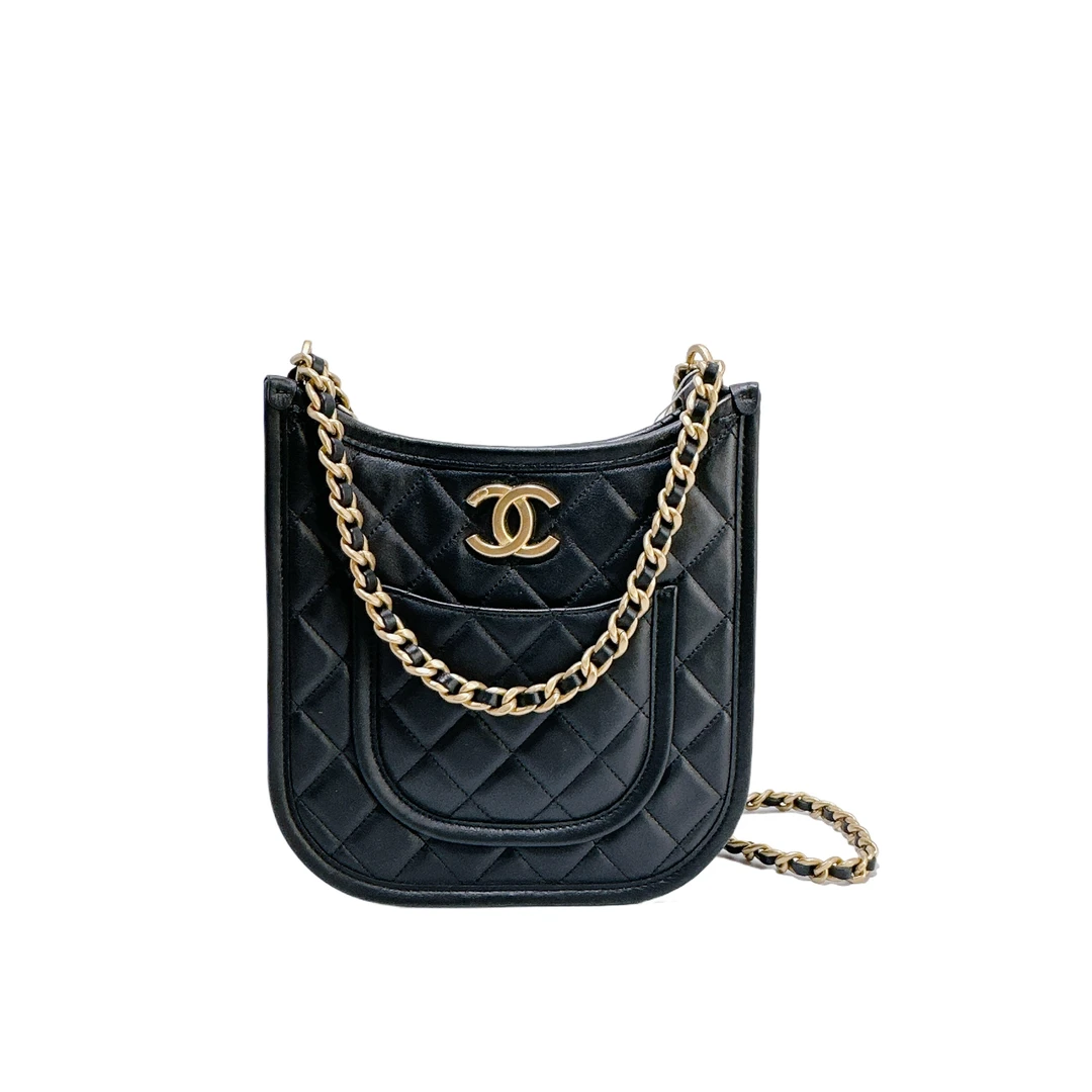 99新 Chanel/香奈儿 安洁利严选嬉皮包/BK0155361 斜挎包