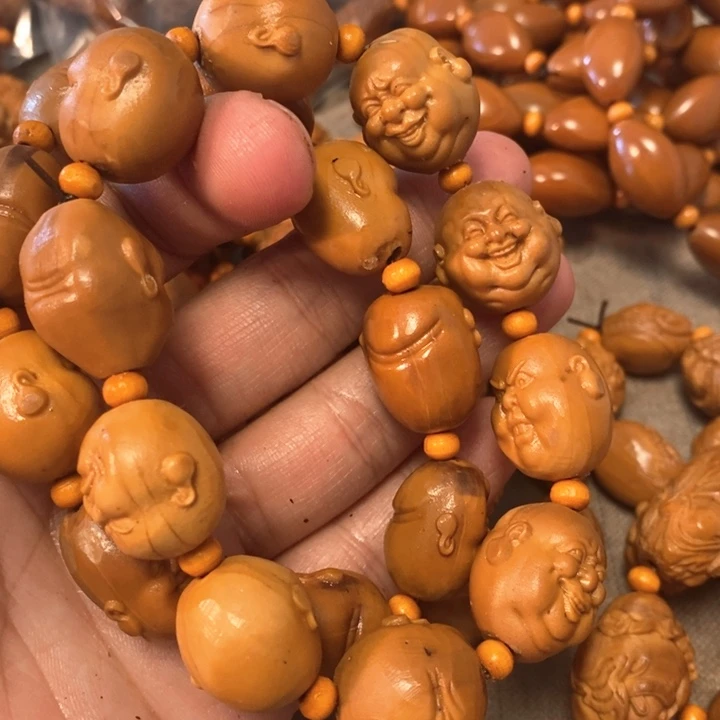 橄榄核手串/手链橄榄微瑕开心百态