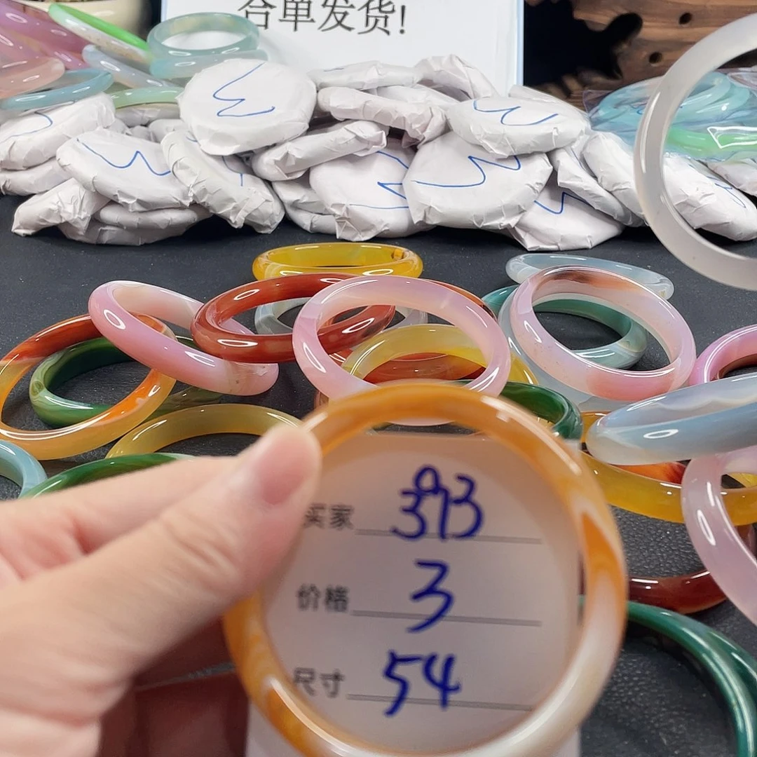玛瑙/玉髓未镶嵌手镯