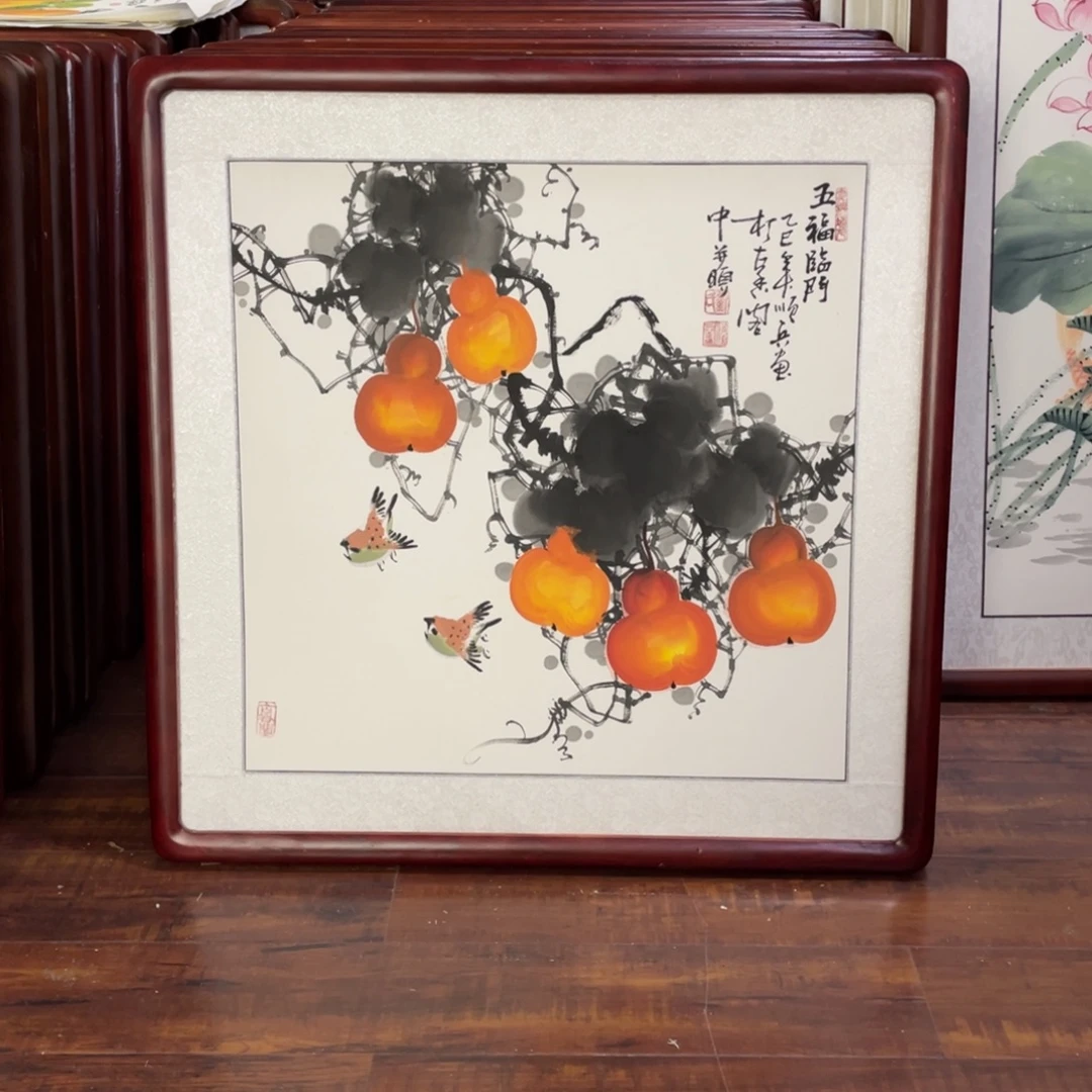 国画带框尺寸63*63厘米