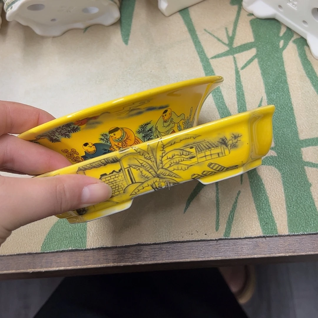 云***艺紫砂花盆244号瑕疵2个福利介意勿拍