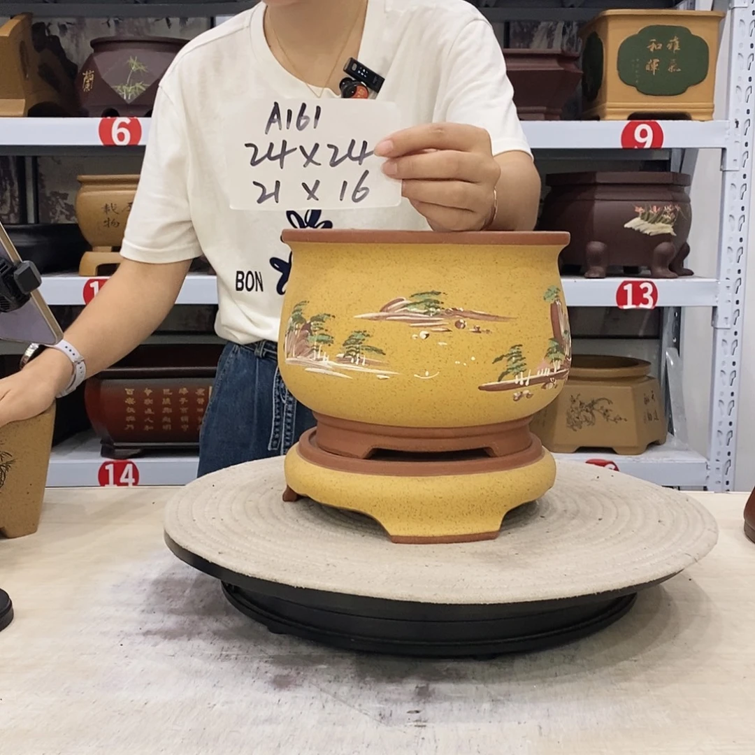 紫砂花盆紫砂花盆