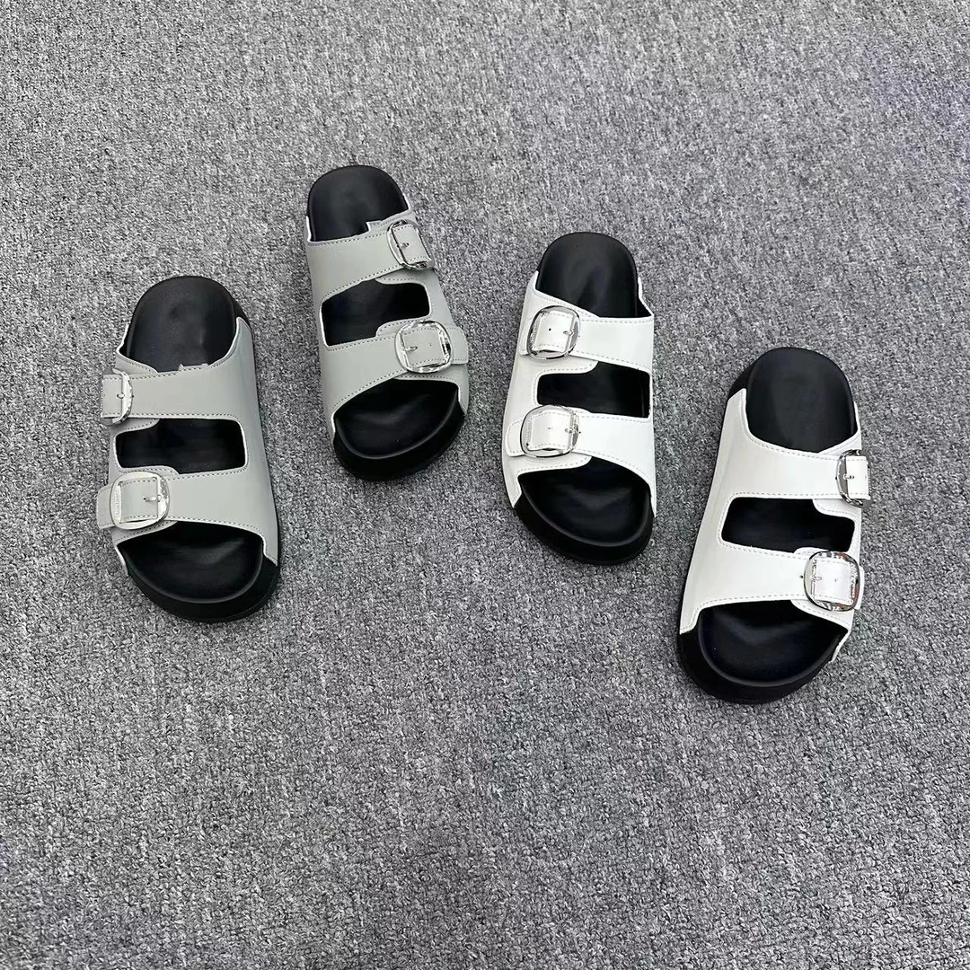 【周周家】5848濮院夏季勃肯鞋一字蹬女士休闲舒适