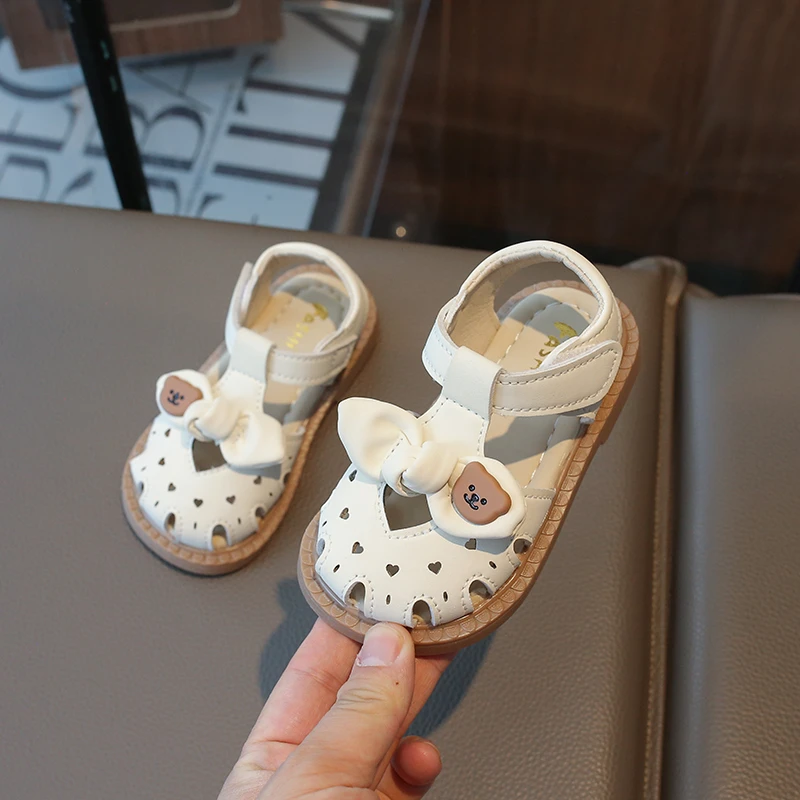ABC儿童夏季女宝宝学步鞋软底包头凉鞋女童公主鞋防滑婴儿鞋新款