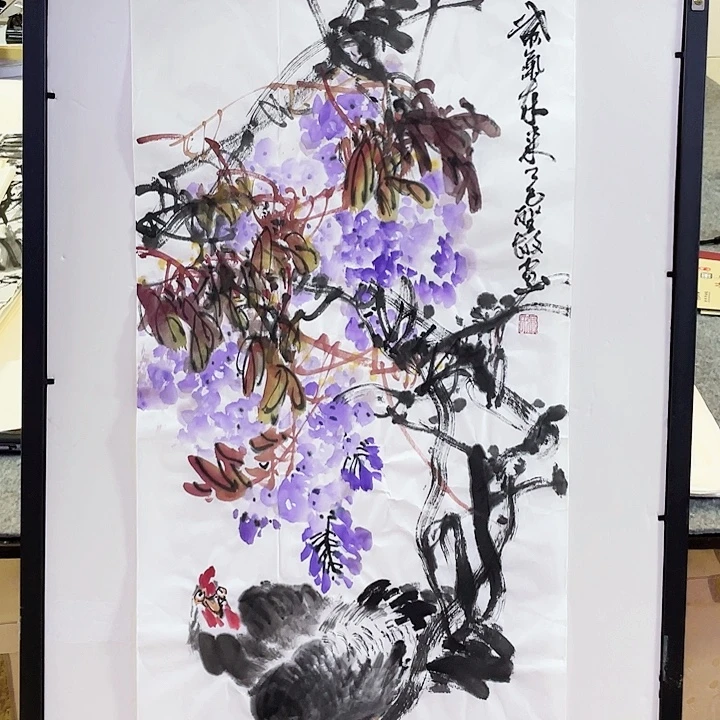 国画张圣敏先生纯手绘作品