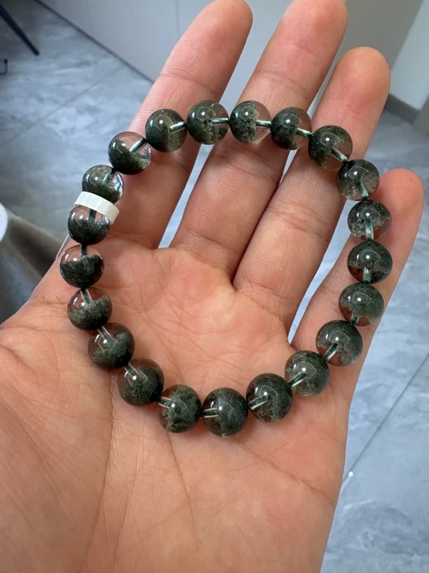 自然水晶严选。天然绿幽灵聚宝盆