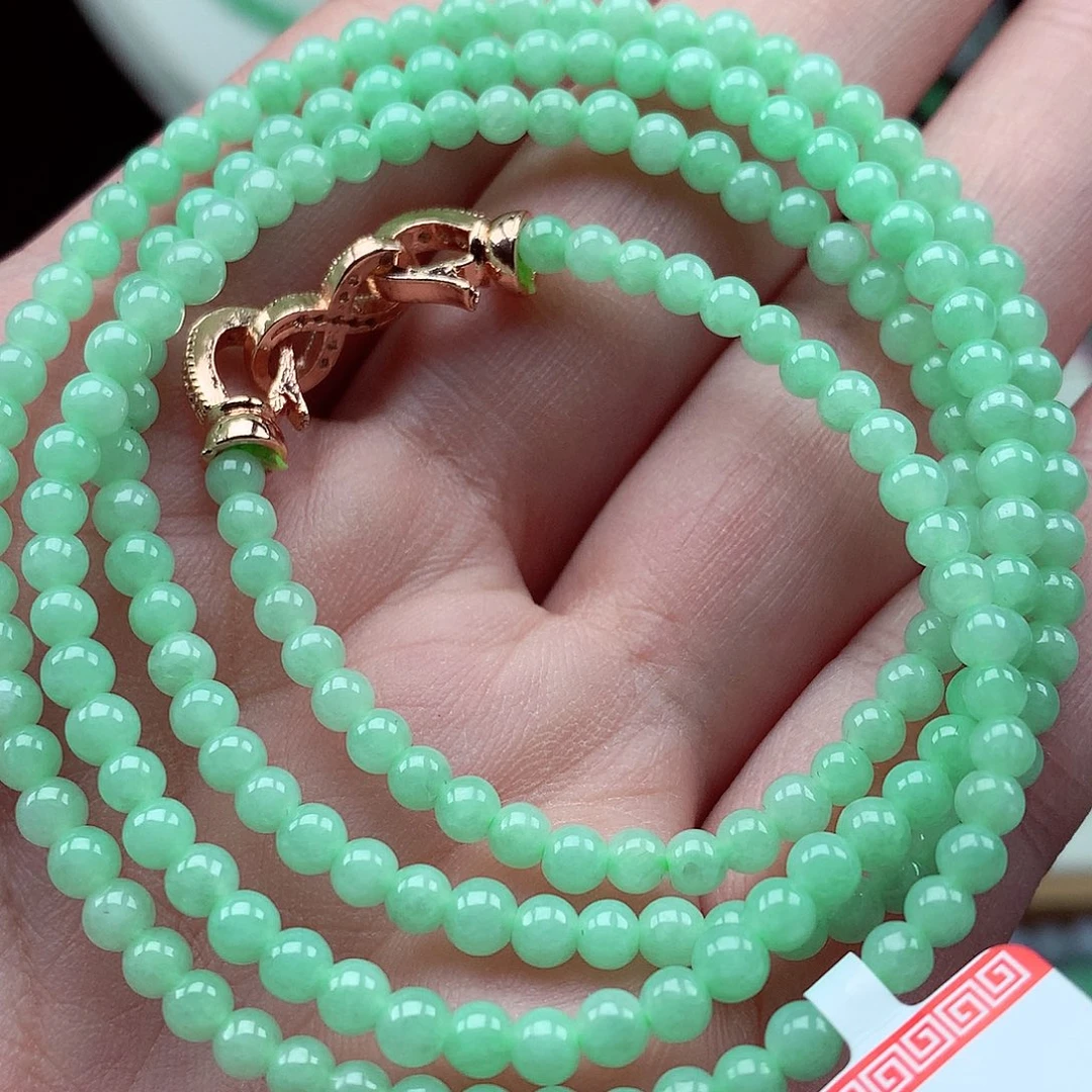 翡翠未镶嵌项链翡翠