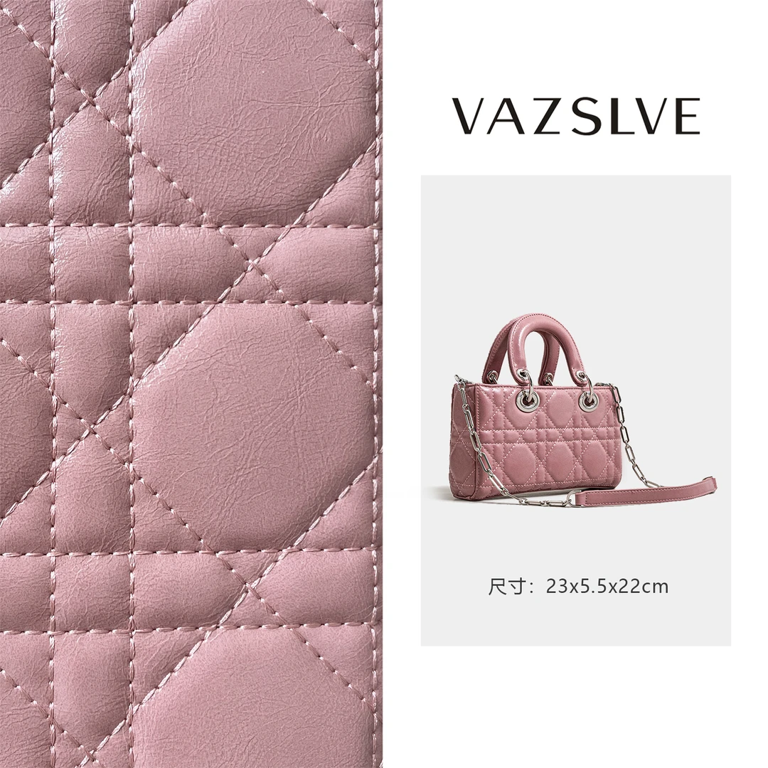 【VAZSLVE/全新奢品】捡漏 “戴妃日记”秋冬小包SK-82317-1-巴黎玫瑰