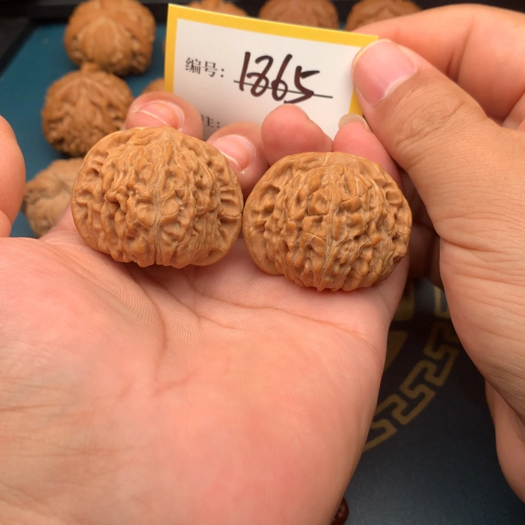 把件文玩核桃40全品四座楼1865