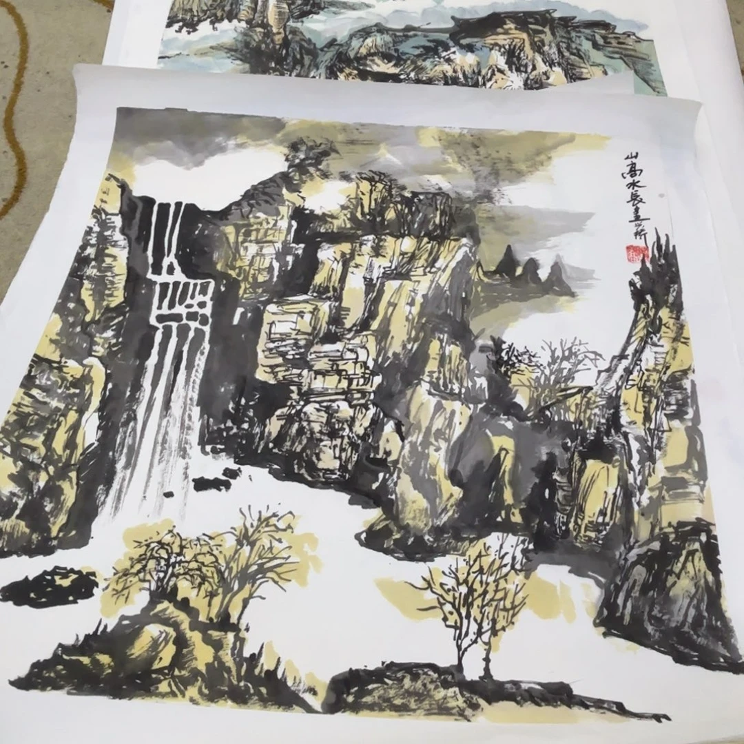 国画国画老师作品刘