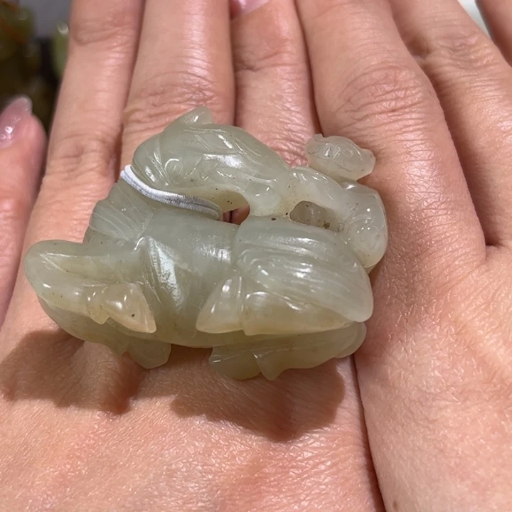 和田玉挂件未镶嵌瓶***5