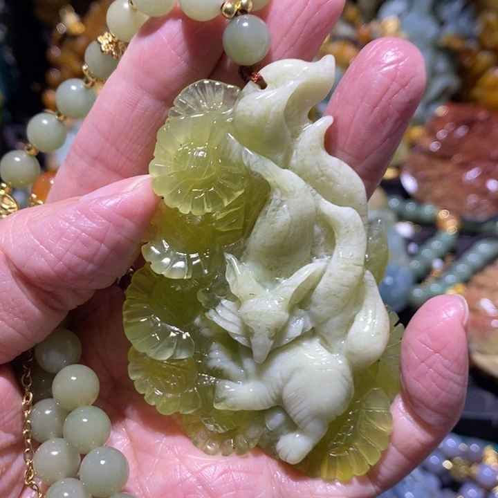 岫玉岫玉吊坠未镶嵌