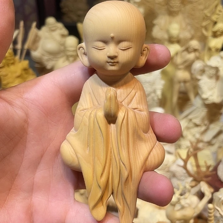 黄杨木黄杨木坐禅和尚