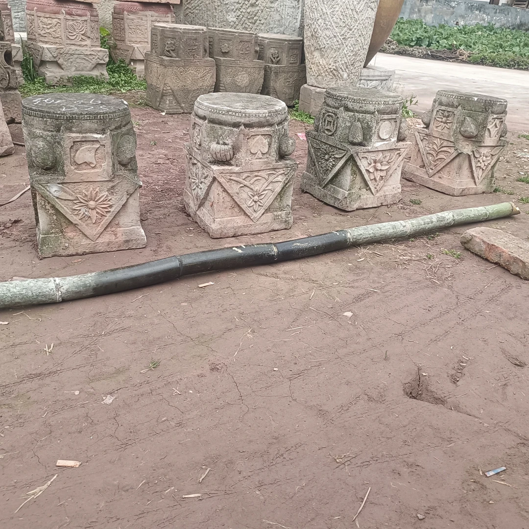 庭院花盆底座花架四个石墩包邮2118