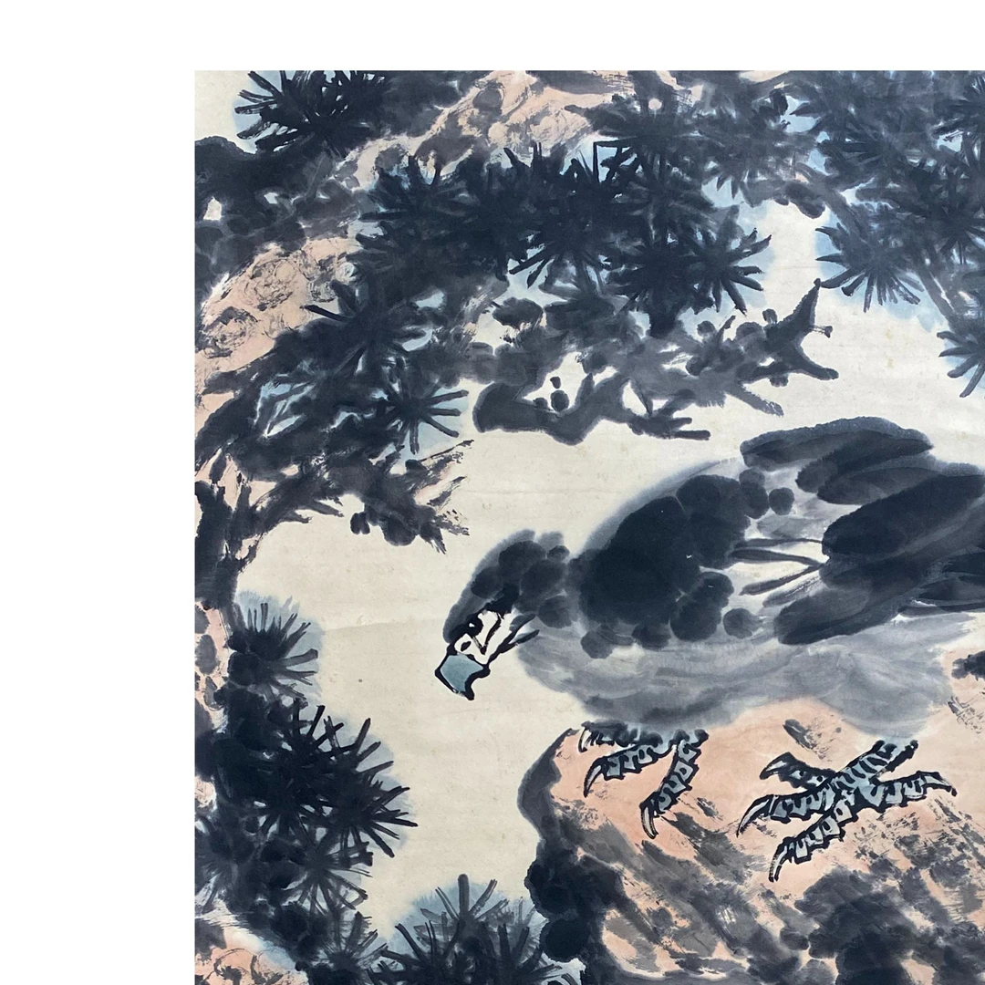 DY13532 花鸟 138*69 纸本