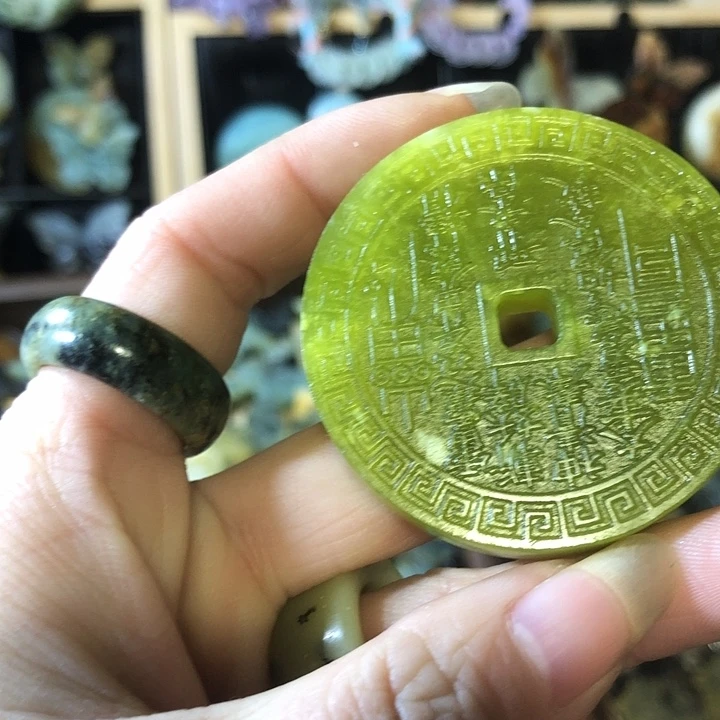 岫玉未镶嵌岫玉挂件