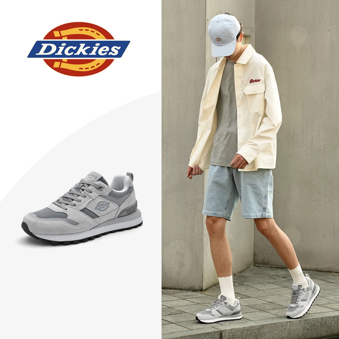Dickies男鞋2025冬季阿甘鞋百搭透气运动户外鞋男士休闲板鞋子