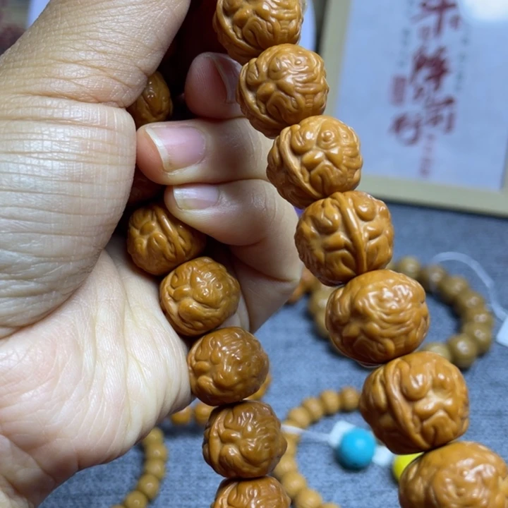 猴头核桃吊坠猴头