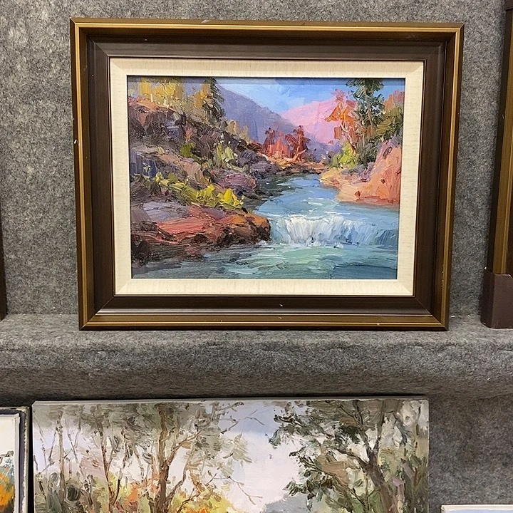 油画带外框画心尺寸40*30㎝