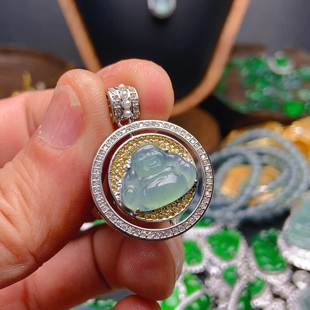 翡翠吊坠(不含链)未镶嵌402吊坠