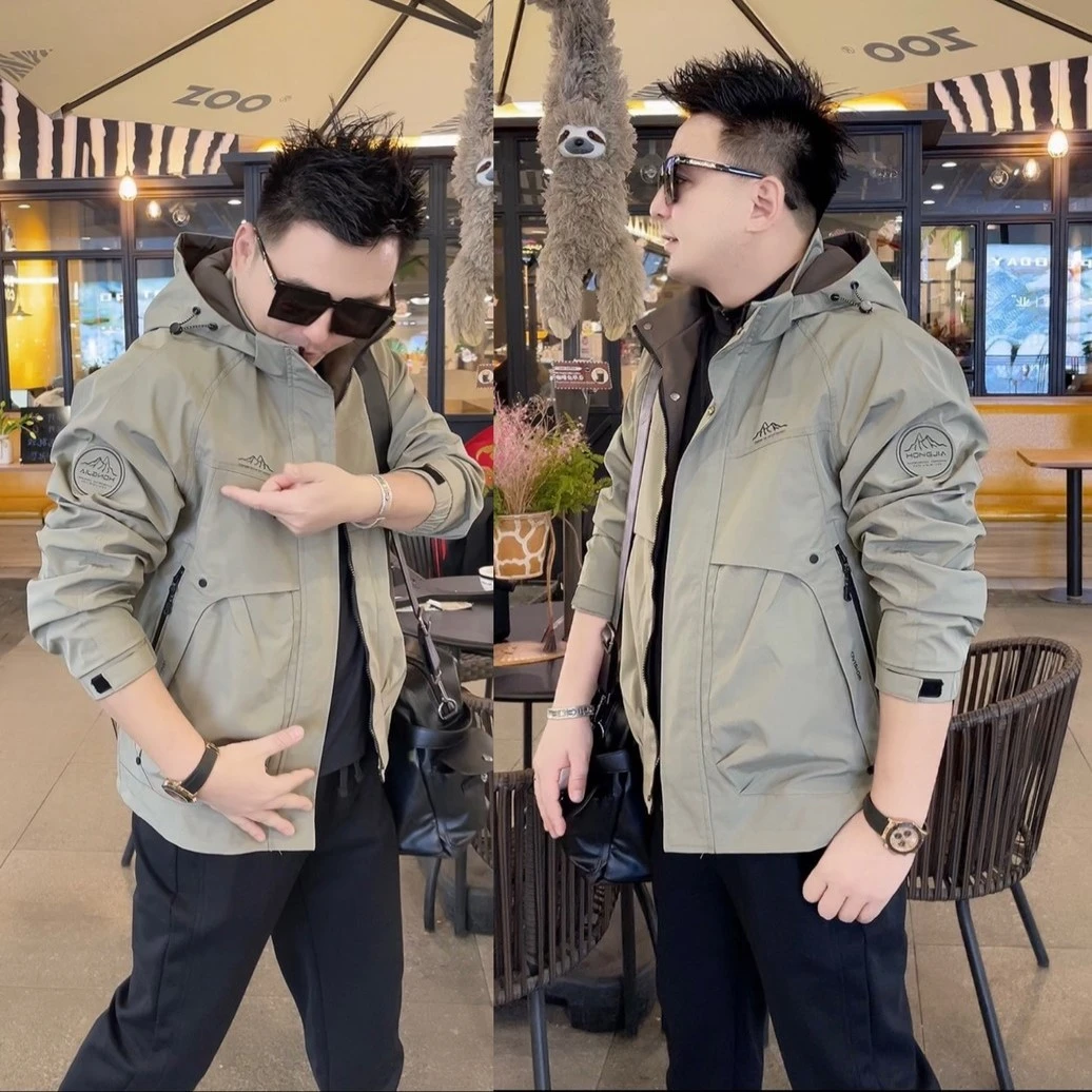 26603连帽可拆卸春季冲锋衣新款网红潮款户外精品时尚百搭连帽好