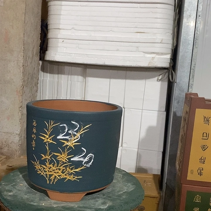 紫砂花盆紫砂花盆