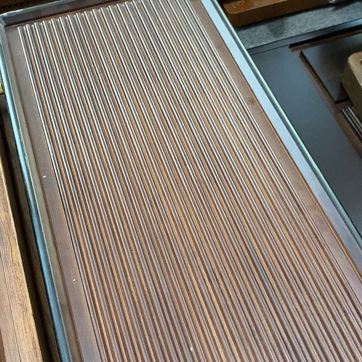 琉璃手工艺品50*25茶盘茶盘三公分