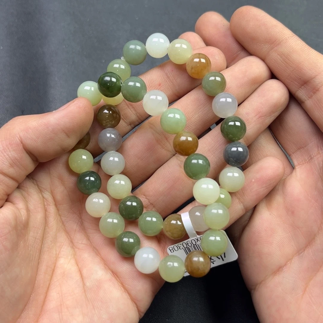 和田玉手链未镶嵌多样性拍一发一多宝手串卡10