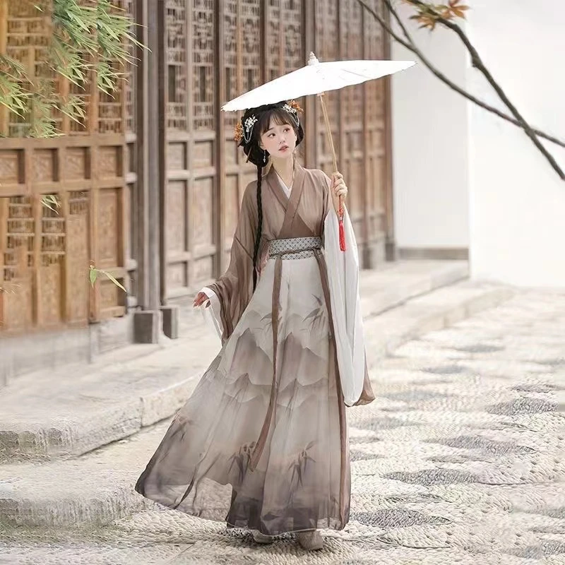 汉服汉元素齐胸古风仙气日常中国风个别瑕疵No退介意勿拍直播链接