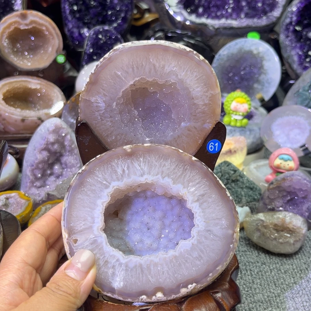 未镶嵌紫晶摆件水晶