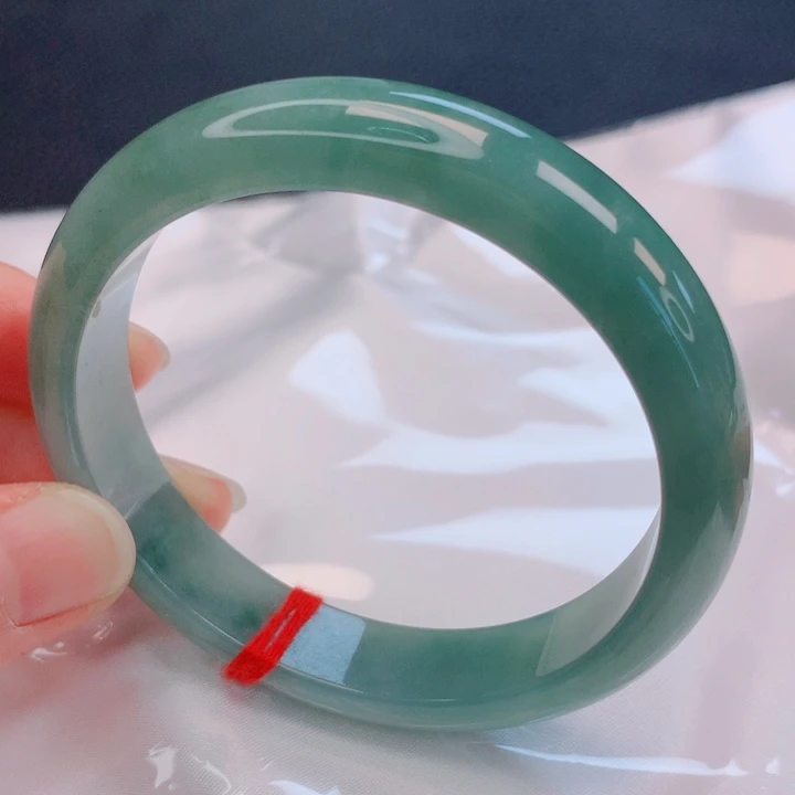 翡翠未镶嵌手镯58。59