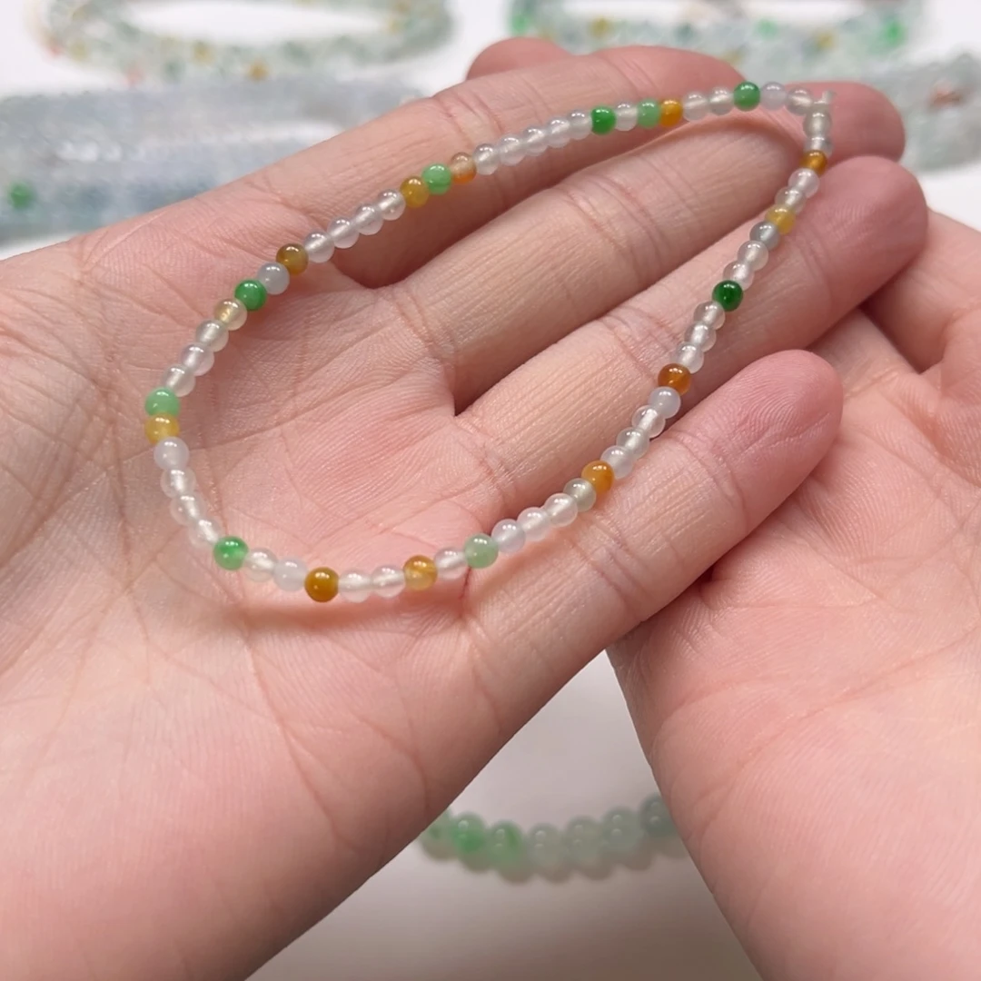 未镶嵌手串翡翠缅甸翡翠