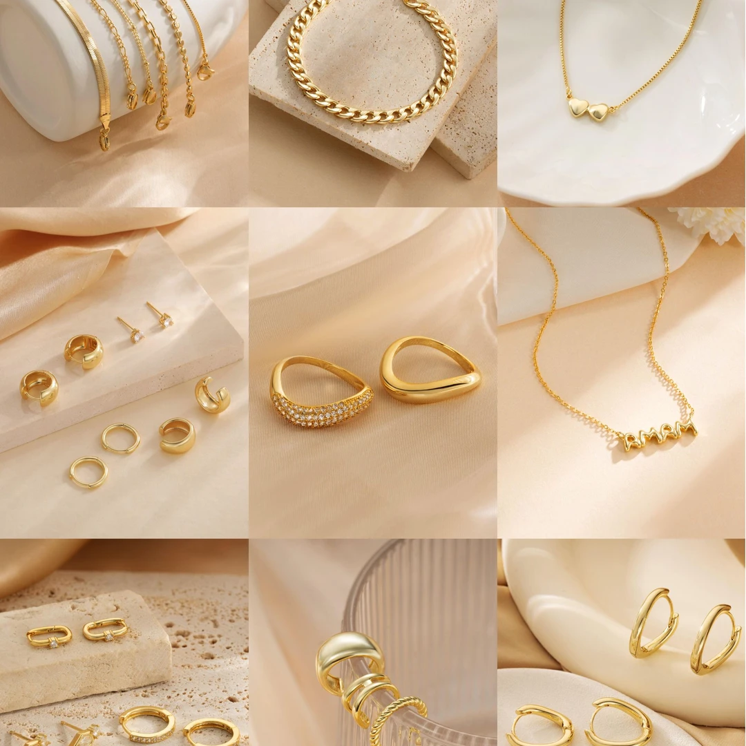 【洛尧精选饰品】拍一发3随机两款 简约轻奢 时尚百搭款