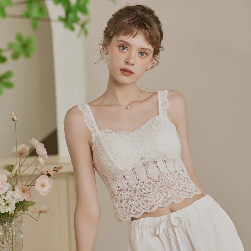 Er.Zhi【摩尔婚纱】蕾丝吊带打底聚拢款8699【专柜】