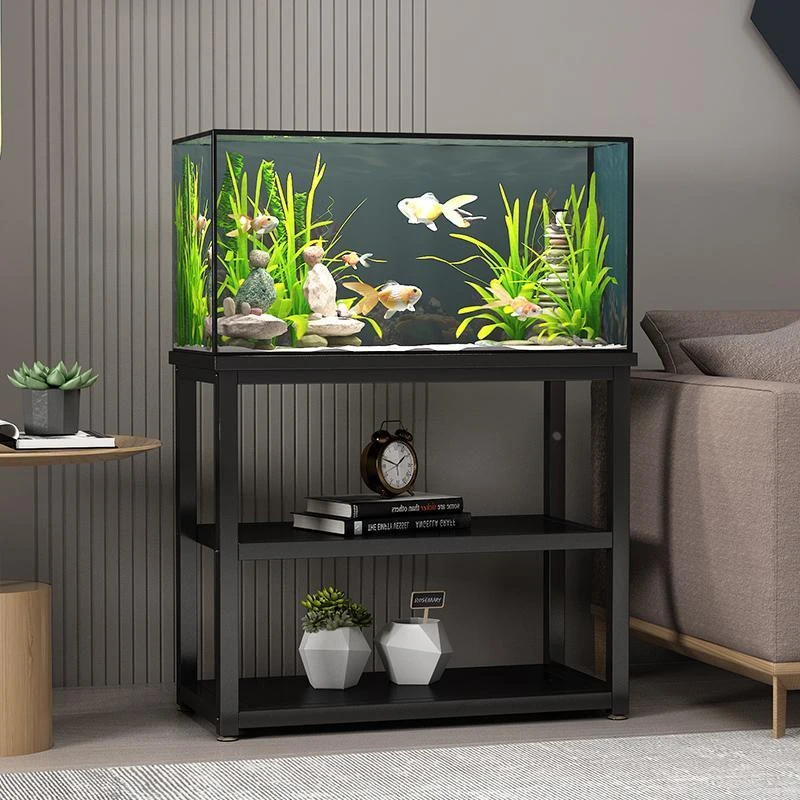 鱼缸架子鱼缸柜龟缸桌小米缸当贝缸适用金属架超强承重多层鱼缸架